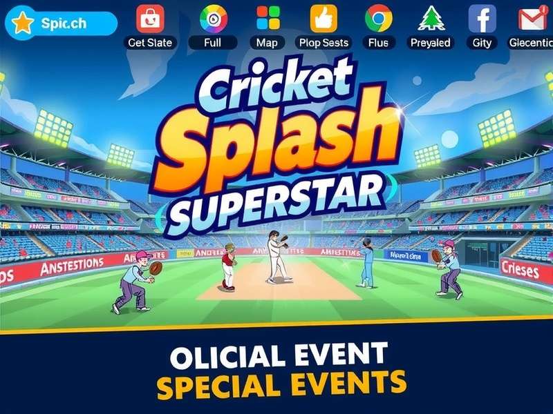 Cricket Splash Superstar Gameplay Screenshot